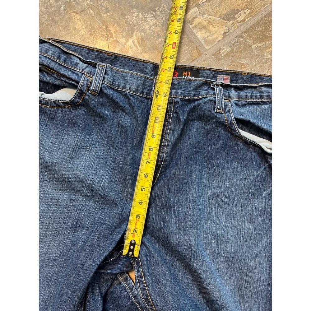 Ariat FR M3 Loose Fit Jeans Men 42x30 Blue Flame Resistant Workwear - Picture 7 of 9